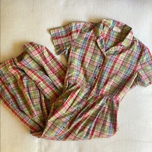 Laura Ashley Multicolor Plaid Shirt